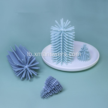 Soft Silikon Gum Fanger Pinsel fir Puppelcher / Puppelcher / Neigebuerenen